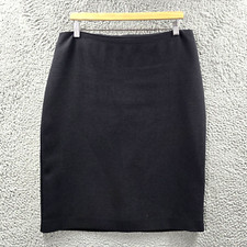 Jacqui E Womens Pencil Skirt Size 14 Black Textured