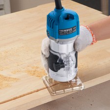 800W Electric Hand Trimmer Palm Router Woodworking Laminate Wood Laminator 1/4"