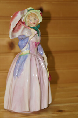 Royal Doulton Lady Figurine Miss Demure, 7 1/2
