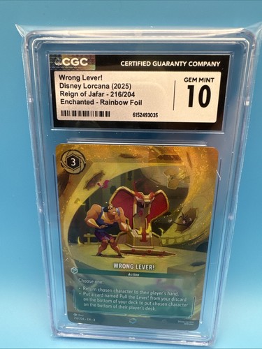 Wrong Lever! graded PSA 10 for sale on eBay