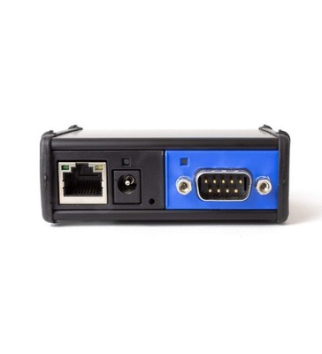 TCP/IP to Serial Converter DB9 Male 1200-115.2K Baud PoE - Connects RS232