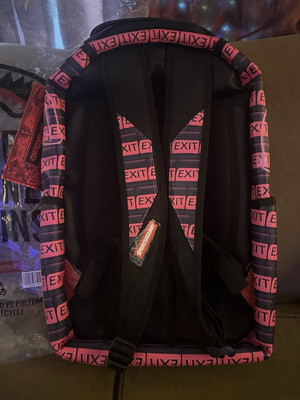 NEW SPRAYGROUND EXIT ART PINK EDITION BACKPACK BAG PINK