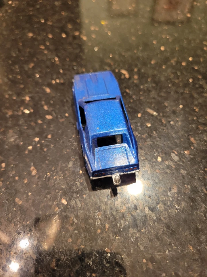 1-Vintage Diecast Midgetoy Ford Torino Blue Rockford IL. USA Foto 3 de 4