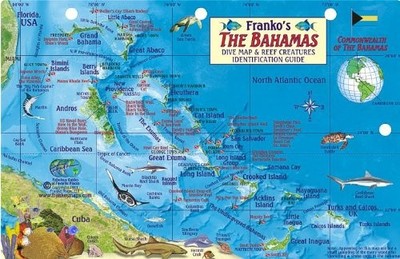 Franko's The Bahamas : mini-map & reef creatures identification guide