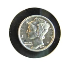 1943-S Mercury Dime 90% Silver Nice AU+ Coin Free Shipping.