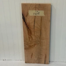 Tiger Maple Wood Board, Curly Maple Lumber,  Woodworking, 24"X9.5"X7/8"