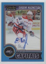 2014-15 O-Pee-Chee Platinum Rookie Blue Rainbow 13/25 Evgeny Kuznetsov Auto 0o5t
