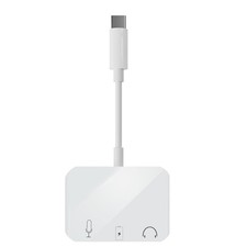 Multi-Port External Type-C Sound Card 3.5mm Audio Earphone Speaker Mic Adapter