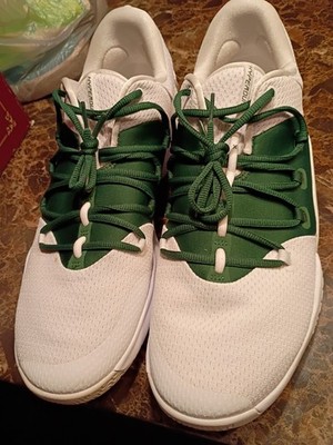 Mens Size 14 Nike Hyperdunk X Low TB 2018 Basketball White/ Gorge Green