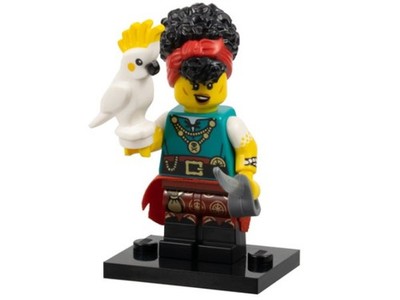 LEGO  Set col27-10 - Pirate Quartermaster, Series 27 (Complete Set with Stand