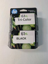 HP 61XL Ink Cartridges Combo Black Tri-Color Genuine New Exp May 2026