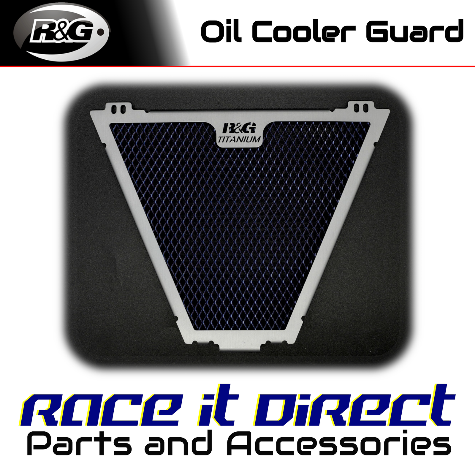 Oil Cooler Guards for Ducati Panigale V4 S 2018-2024 Race Titanium R&G
