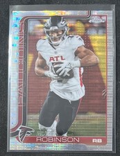 2025 Topps Chrome BIJAN ROBINSON PULSAR REFRACTOR ATLANTA FALCONS 