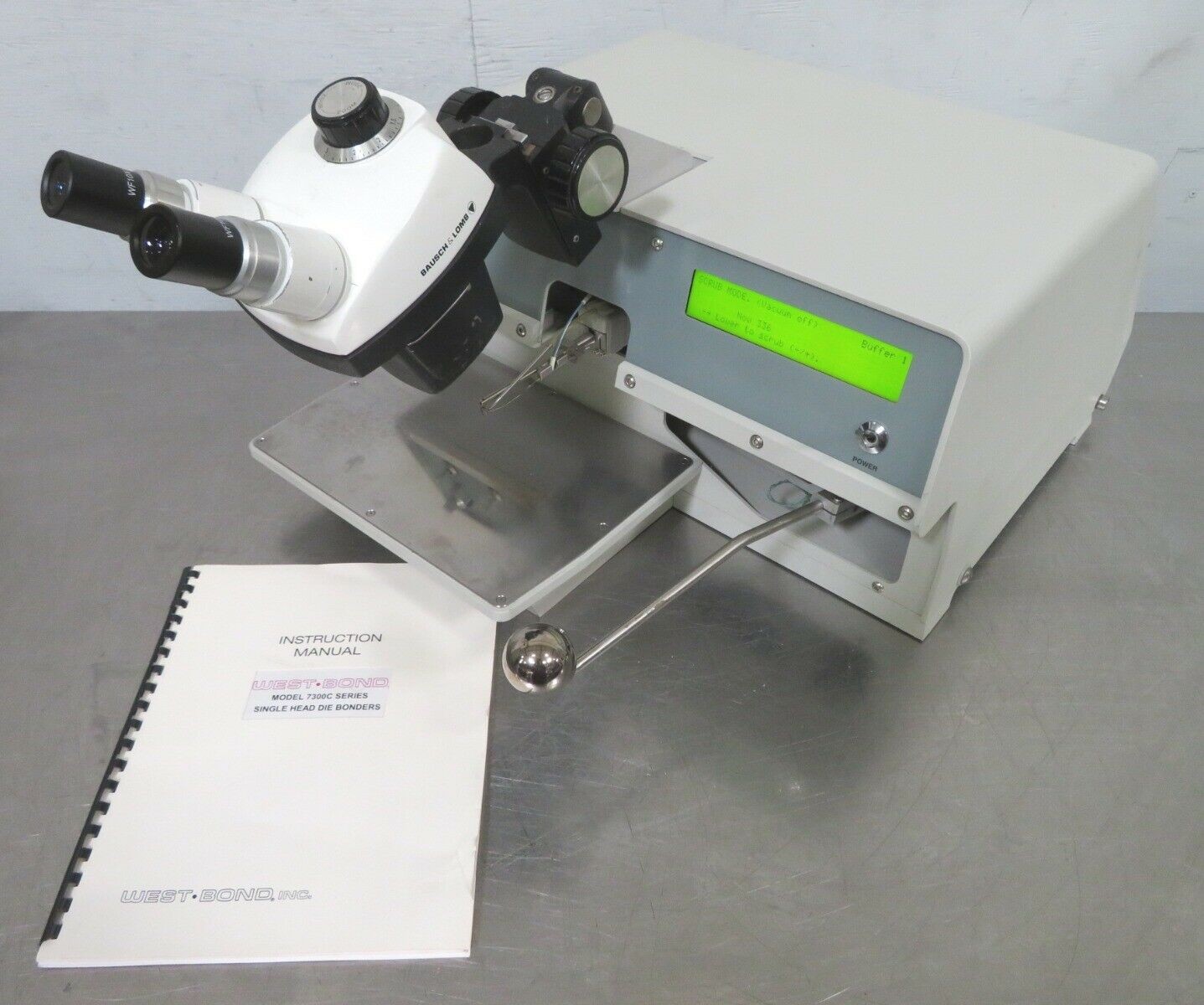 C163270 West-Bond 7316C Motorized Scrub Single Collet Eutectic Die Bonder