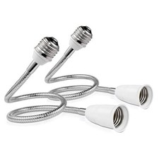 Light Socket Extender Adapter,Standard Bulb Screw Base 6inch 1ftft 2 60cm 2ft 