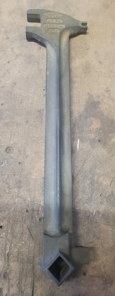 De colección SOLID Latón Llave de Tapón Herramienta Barril Tambor Tapón Herramienta AMCO EE. UU. W58S Foto 2 de 4