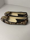 Michael Kors Brown Leopard Print Calf Hair Flat Ballet Shoe Sz 8 — photo 2