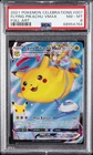 2021 POKEMON CELEBRATIONS #007 FULL ART/FLYING PIKACHU VMAX PSA 8