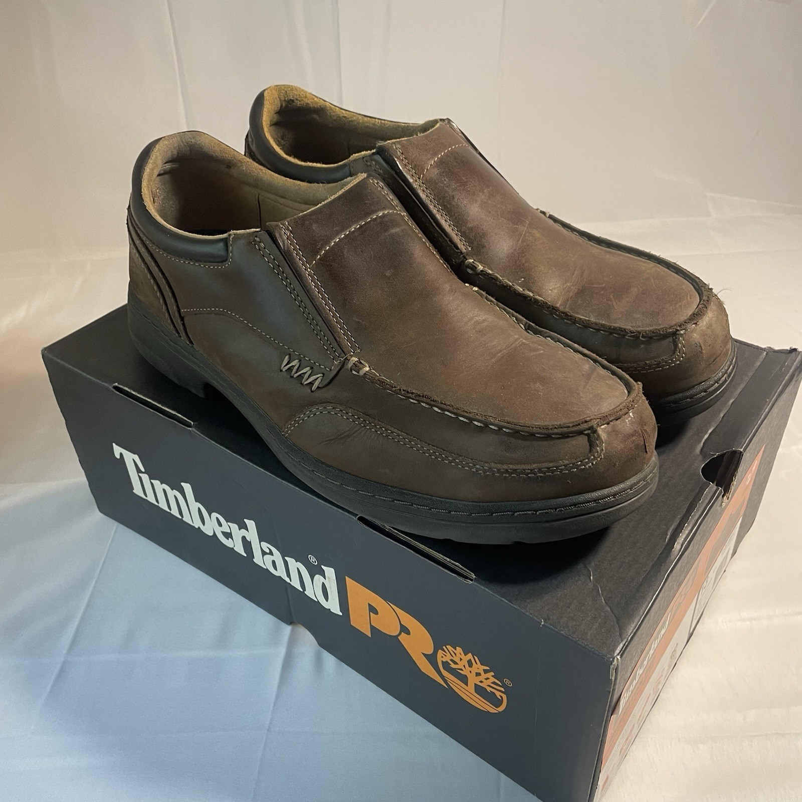 Timberland PRO Branston ESD Alloy Safety Toe Work Shoes Brown Men's Size 13 M