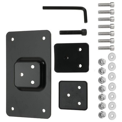 3 Holes Laydown License Plate Mounting Bracket For Harley Softail Dyna XL 1973Up
