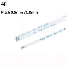 FFC/FPC Flexible Flat Ribbon Cable 4Pin Forward/Reverse Pitch 0.5/1.0mm 6cm-40cm