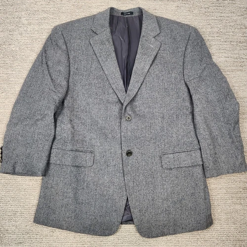 Blazer cappotto sportivo Michael Kors misto lana cashmere seta taglia 42S grigio 2 bottoni