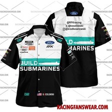 Brad Keselowski Nascar Racing 2025  Hawaiian  Shirt
