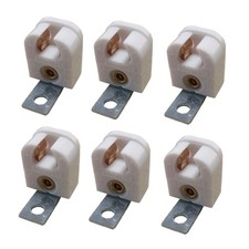 Miniature G5 Bi-Pin T5 Lamp Holder Light Bulb Socket with Bracket 6/32 Tapp