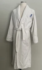 Vtg Ritz-Carlton Plush Bath Robe Heavy Terry Belted Unisex One Size Rope Trim