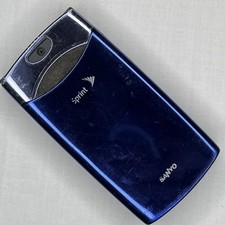 Sanyo Katana LX Sprint Flip Phone Shiny BLUE Tested Factory Reset