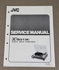 JVC Direct Drive Turntable Model JL-B31 (M) Service Manual D-3149