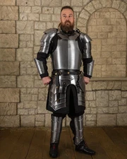 Medieval Knight Polished Steel Lambert Full Body Armor Suit - Fantasy Full Body
