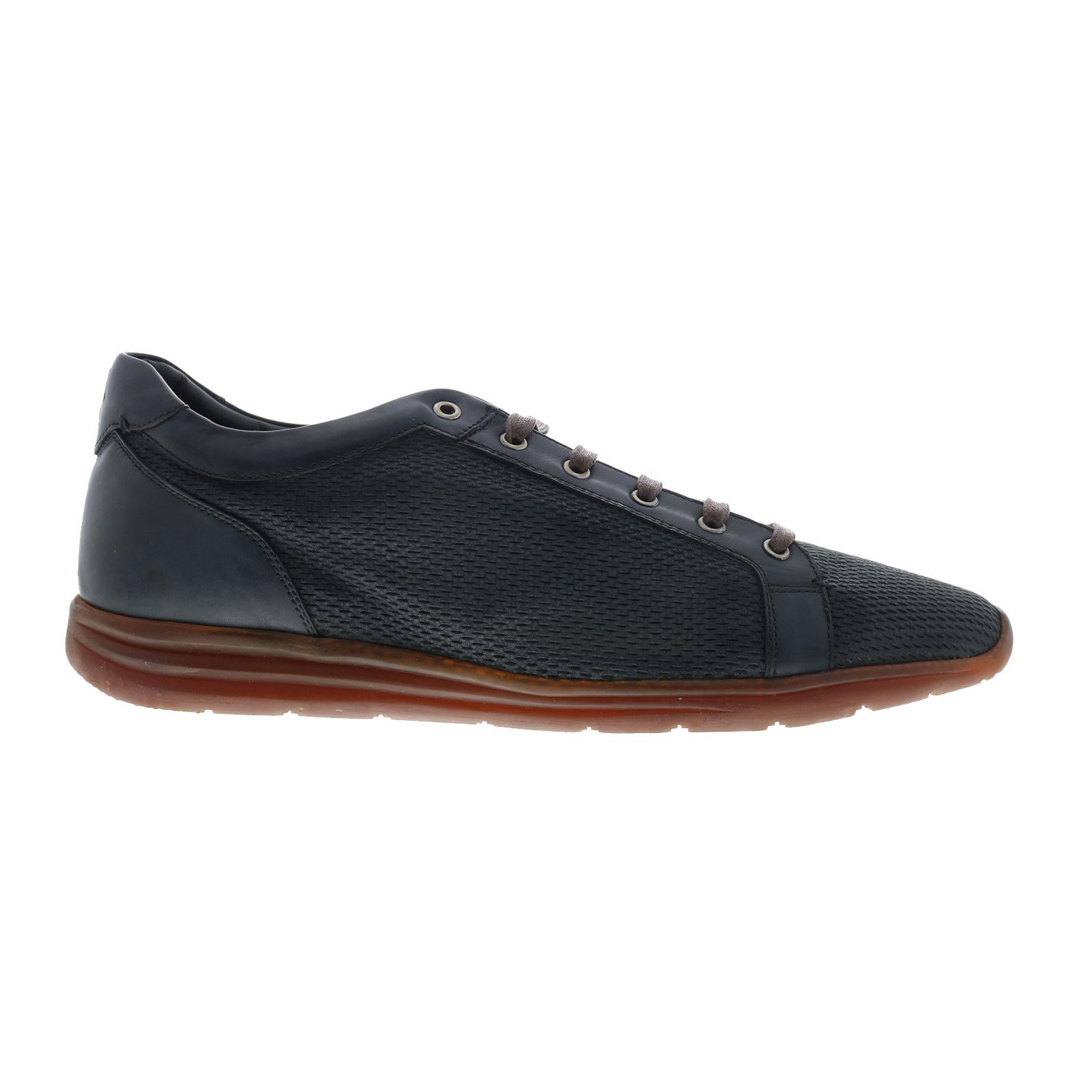 Di Bianco Bitetto Mens Gray Leather Lace Up Lifestyle Sneakers Shoes 23590₽