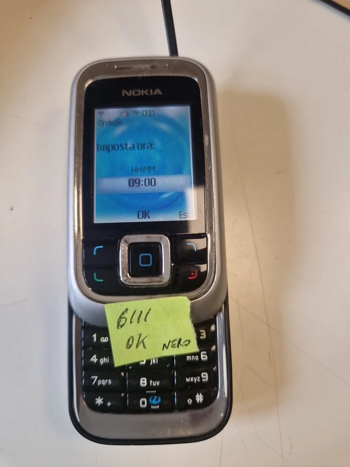NOKIA 6111 FUNZIONANTE CON BATTERIA Originale cellulare classico anziani  - Immagine 2 di 3