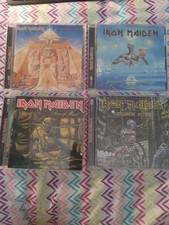 EX Iron Maiden Enhanced CD 4pk, 1998 Remasters, Piece, Powersl, Seventh, Somew