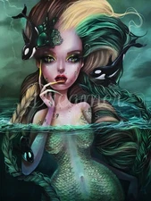 Dreamer Designs Diamond Painting Daydreamer Mermaid Kurtis Rykovich NIB