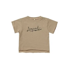 Rylee + Cru Kids Legend Raw Edge Tee - Sand Legend Size 2-3Y