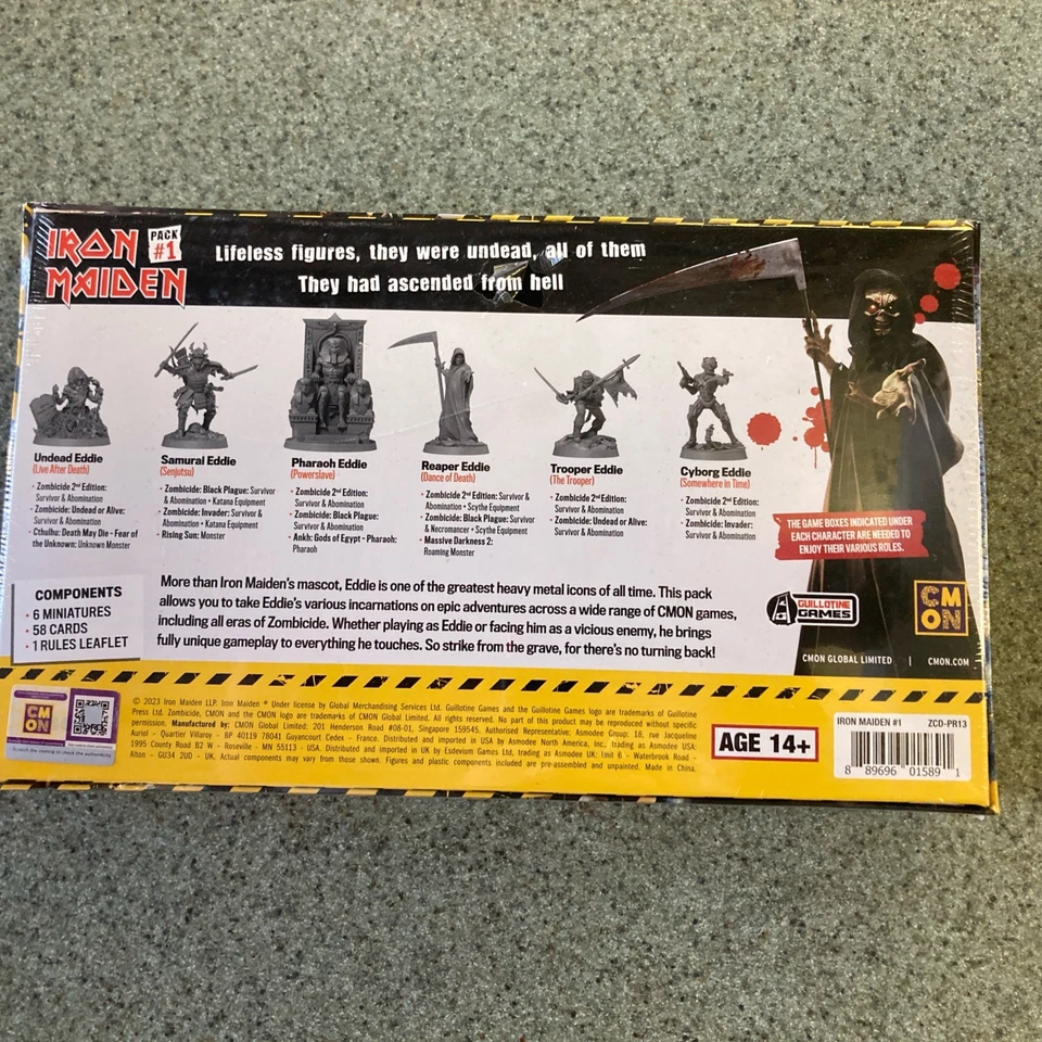 Iron Maiden Pack #1 Zombicide Miniatures Board Game CMON - Image 2 of 4