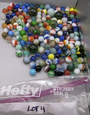 Marbles 2lb Lot. Mixed Makers, Sizes And Colors. Lot 4