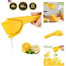 Lemon Squeezer, Effortless Manual Flat Lime Juicer Squeezer, Hand Citrus Pres...