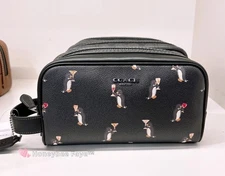 NWT Coach MEN'S Small Travel Kit With Penguin Print CCP95