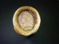 NICE 1864 1889 LIBERTY TAILS INDIAN HEAD PENNY ROLL ROCK RIVER BANK WYOMING R317