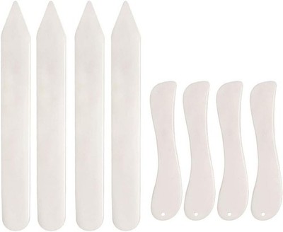 8 PCS Bone Folder Tool, Plastic Bone Folder Paper Creaser Set Scoring Tool for P