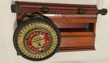 Vintage Simplex Typewriter Model A w/ Original Box – Early 1900s Tin Toy thumbnail