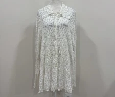 Linda Lundstrom Canada Women’s Blouse-tunic Cotton Blend White Size 18