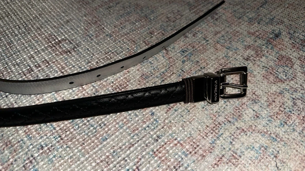Michael Kors Braided Leather Black With MK Charms Women’s Belt Size L Michael Kors Women main image 2