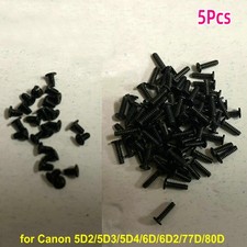 5Pcs Camera Shell Case Cover Screw for Canon EOS 5D2 5D3 5D4 6D 6D2 77D 80D 7D