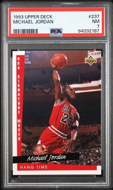 1993 Upper Deck Michael Jordan Card #237 Graded PSA 7