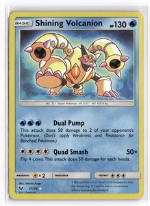Shining Volcanion 27/73 Shining Legends Holo Shiny Holo Rare