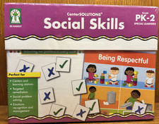 CenterSolutions Socail Skills File Folder Game PK-2 sealed 